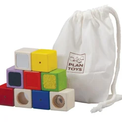 Plan Toys Blocs sensoriels (9 cubes)