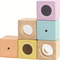 Plan Toys Blocs sensoriels pastel