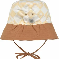 Clearance Bob anti-UV motifs à carreaux vanille et écru vanilla et sea salt (7-18 mois) Chapeau / Casquette