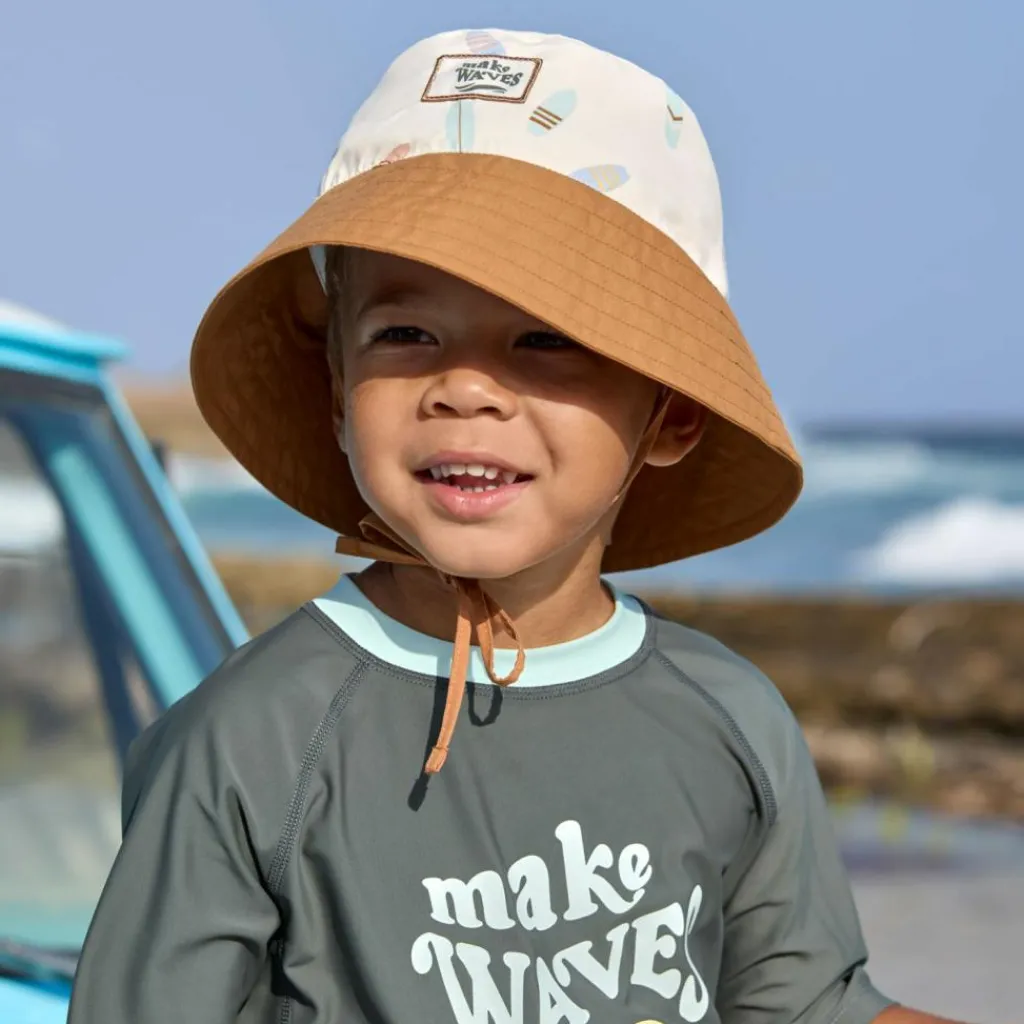 Lässig Bob anti-UV Planches de surf écru (7-18 mois)