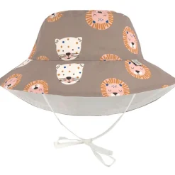 Sale Bob réversible anti-UV Wild Cats choco (7-18 mois) Chapeau / Casquette
