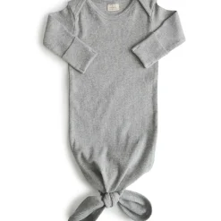 Mushie Body combinaison à nouer Gray Melange