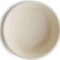 Mushie Bol à ventouse en silicone Ivory