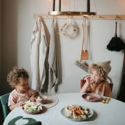 Mushie Bol à ventouse en silicone Blush