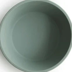 Mushie Bol à ventouse en silicone Cambridge Blue