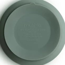 Mushie Bol à ventouse en silicone Cambridge Blue