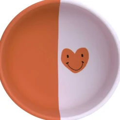 Lässig Bol en silicone Happy Rascals Coeur lavande