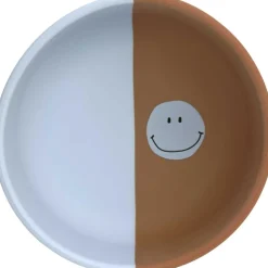 Hot Bol en silicone Happy Rascals Smile bleu ciel Bol