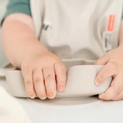 Sale Bol silicone avec ventouse Sheepy Sable Bol