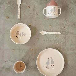 Hot Bol Tiny Farmer mouton et oie naturel Bol