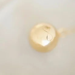 Pleine Lune Bola de grossesse Aimée cordon blush (or jaune 18 carats)