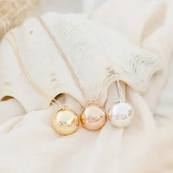 Clearance Bola de grossesse Astre chaîne (or jaune 18 carats) Bola