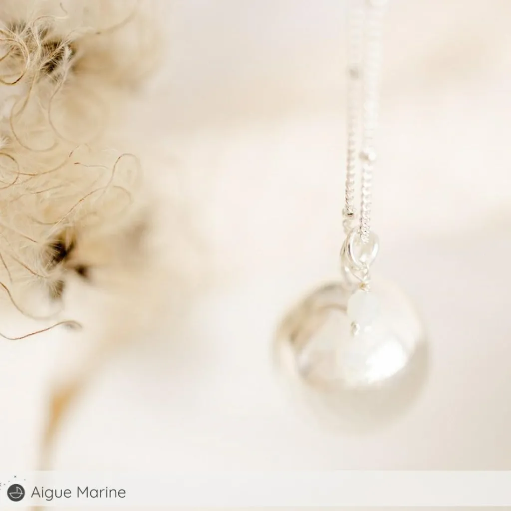 Best Bola de grossesse Equilibre chaîne personnalisable (plaqué argent 925) Bola