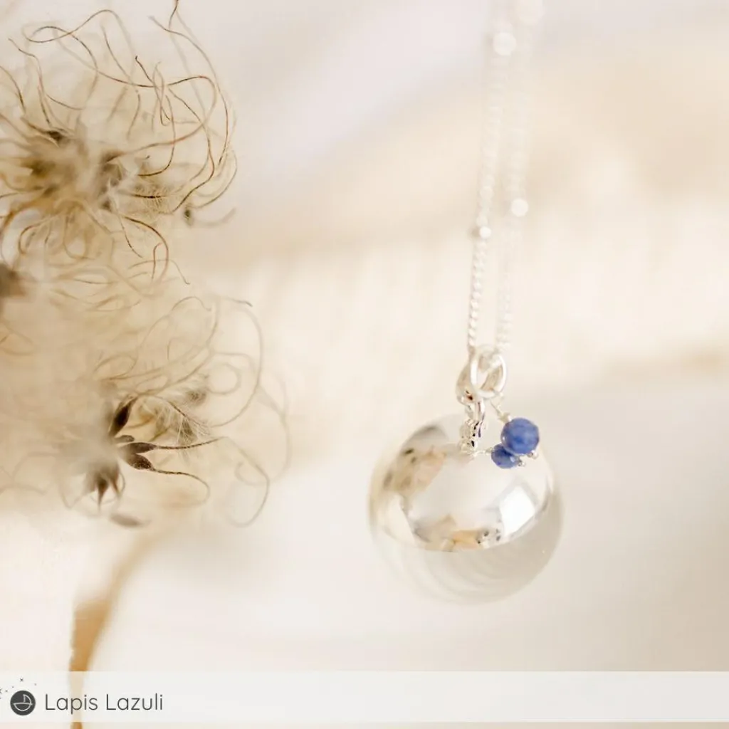 Best Bola de grossesse Equilibre chaîne personnalisable (plaqué argent 925) Bola