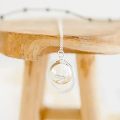 Bola de grossesse Gaïa chaîne (plaqué argent 925) Bola