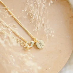 Pleine Lune Bola de grossesse Gaïa chaîne (or jaune 18 carats)