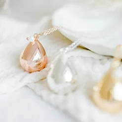 Pleine Lune Bola de grossesse Goutte chaîne (or jaune 18 carats)