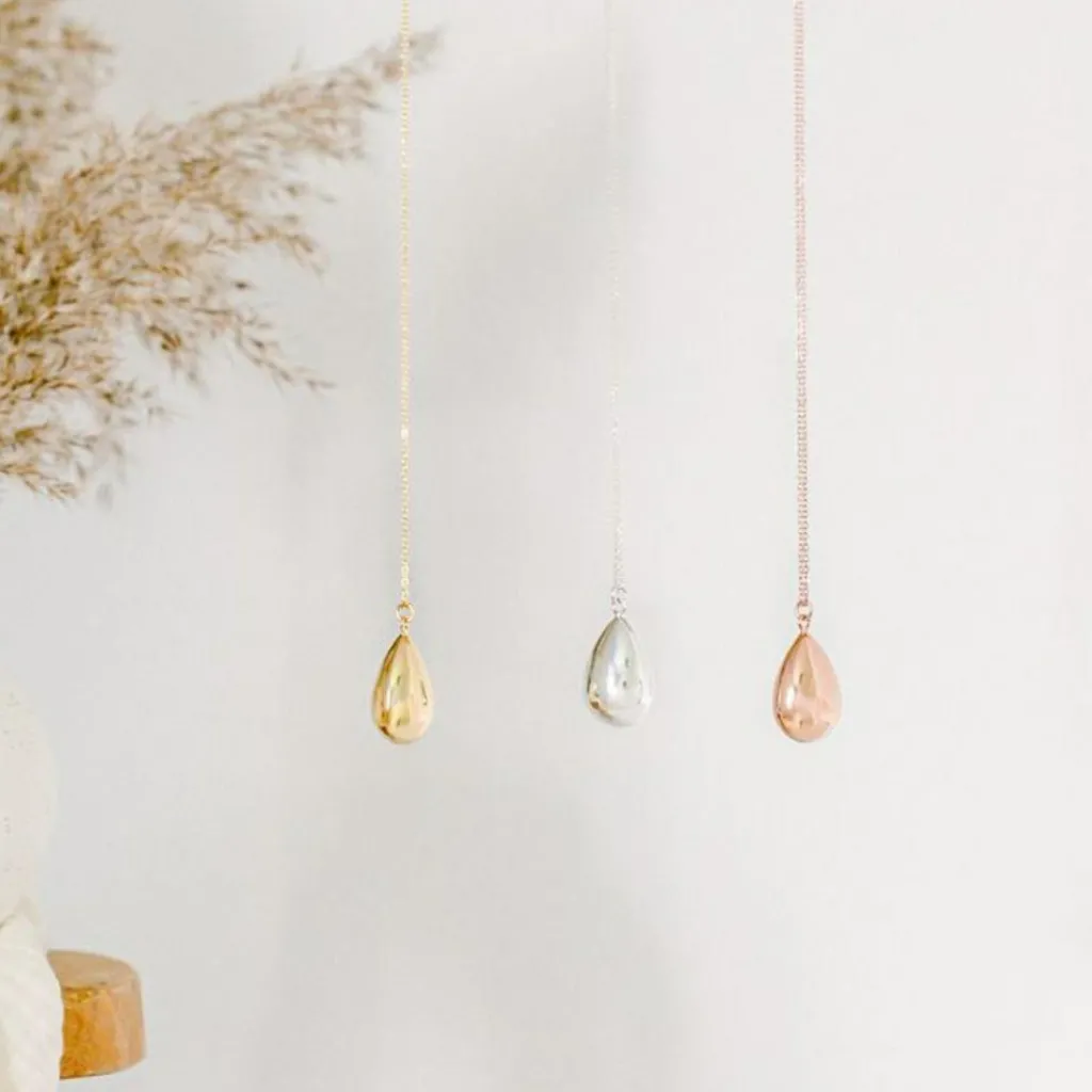 Pleine Lune Bola de grossesse Goutte chaîne (or jaune 18 carats)