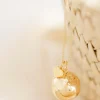 Pleine Lune Bola de grossesse Gri-Gri Cœur chaîne (or jaune 18 carats)