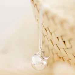 Outlet Bola de grossesse Gri-Gri Lune chaîne (plaqué argent 925) Bola
