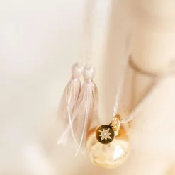 New Bola de grossesse Gri-Gri Etoile du nord cordon biscuit (or jaune) Bola