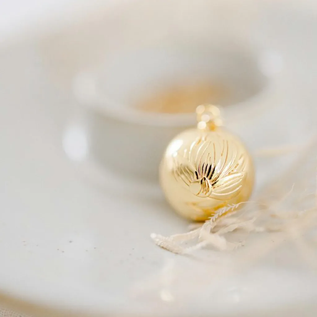 Discount Bola de grossesse Nymphéa chaîne (or jaune 18 carats) Bola