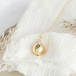 Hot Bola de grossesse Origine Perle chaîne (or jaune 18 carats) Bola