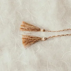 Pleine Lune Bola de grossesse Peau à peau cordon doré (or jaune 18 carats)