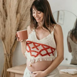 Best Bola de grossesse Peau à peau chaîne (or jaune 18 carats) Bola