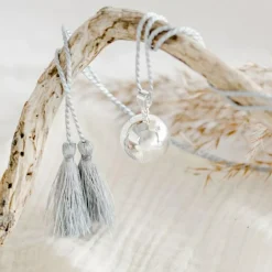 Best Bola de grossesse Perle cordon personnalisable (plaqué argent 925) Bola