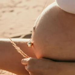 Best Bola de grossesse chaîne (or jaune 18 carats) Bola