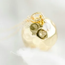 Best Bola de grossesse chaîne (or jaune 18 carats) Bola