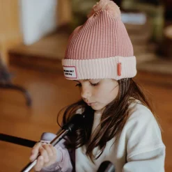 Clearance Bonnet Block Blush (2-5 ans) Enfant Bonnet Enfant