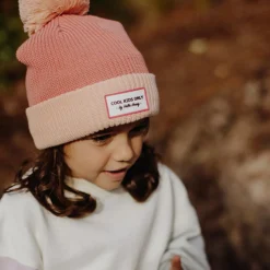 Clearance Bonnet Block Blush (2-5 ans) Enfant Bonnet Enfant