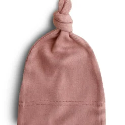 Mushie Bonnet de naissance côtelé Cedar