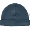 Fresk Bonnet de naissance en coton bio Indigo blue