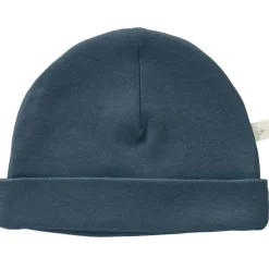 Fresk Bonnet de naissance en coton bio Indigo blue