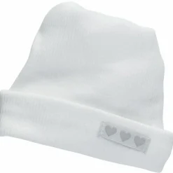 Discount Bonnet de naissance en coton blanc Bonnet / Moufles Naissance