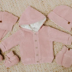 Enfant Baby's Only Bonnet teddy Soul Vieux rose (12-18 mois)