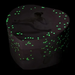 Trousselier Boîte à bijoux coeur phosphorescent Ballerine