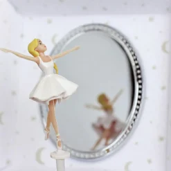 Trousselier Boîte à bijoux musicale cube phosphorescente Ballerina