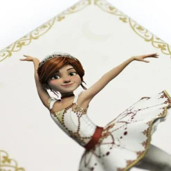 Trousselier Boîte à bijoux musicale cube phosphorescente Ballerina