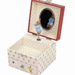 Boîte à bijoux musicale cube Pierre Lapin carotte Boîte À Bijoux
