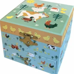 Clearance Boîte à bijoux musicale Ferme Boîte À Bijoux