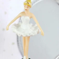 Boîte à bijoux musicale Lac des Cygnes bleue Boîte À Bijoux