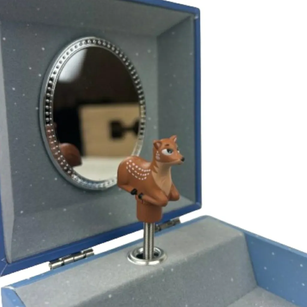 Outlet Boîte à bijoux musicale phosphorescente Renard dans la Forêt Boîte À Bijoux