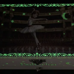 Trousselier Boîte à bijoux musicale phosphorescente Ballerina
