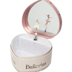 Boîte à bijoux musicale phosphorescente coeur Ballerina Boîte À Bijoux