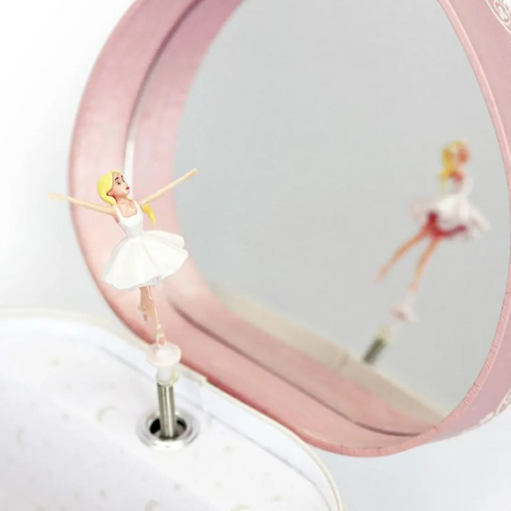 Boîte à bijoux musicale phosphorescente coeur Ballerina Boîte À Bijoux
