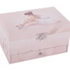 Trousselier Boîte à bijoux musicale phosphorescente Ballerine rose